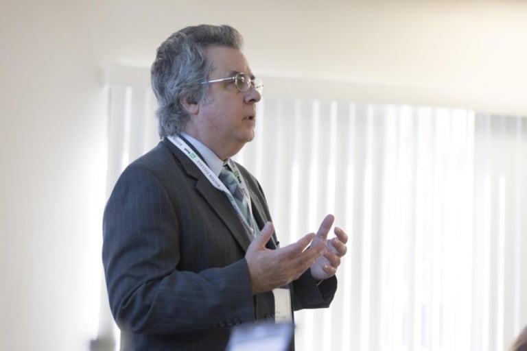 Brian Forsythe giving a training