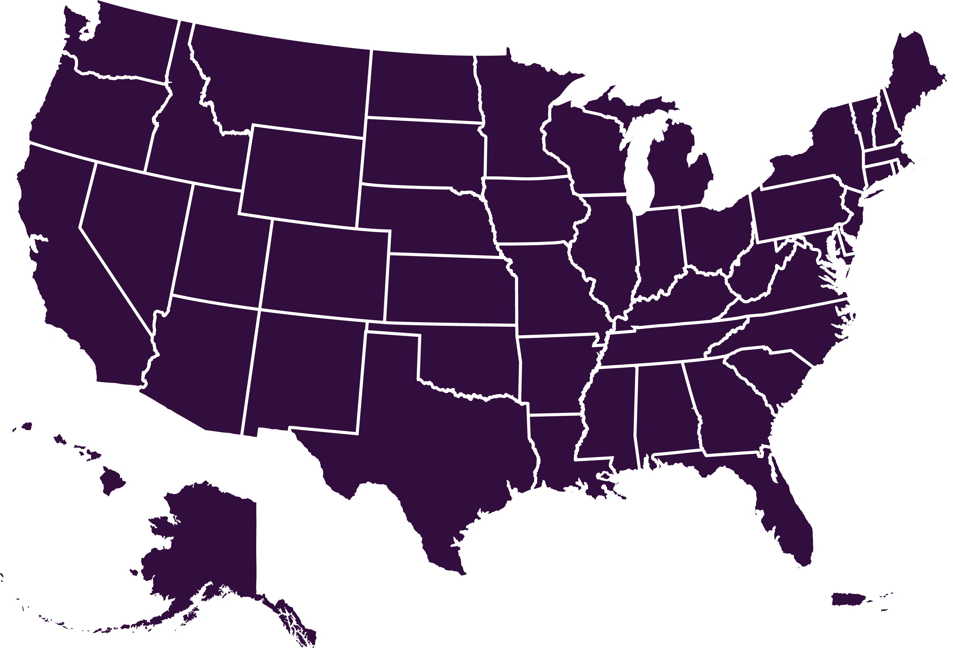 Map of the USA